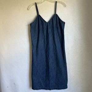 J Jill dress siz 12 tall sleeveless spaghetti strap minimalist sundress
